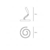 Vivida International 0029.40.BI W Flame Lampada da tavolo Bianco 3000K