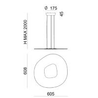 Linea Light 90348 Antigua Lampada a sospensione