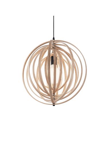 IDEAL LUX 138275 DISCO SP1 WOOD CHANDELIER PENDANT