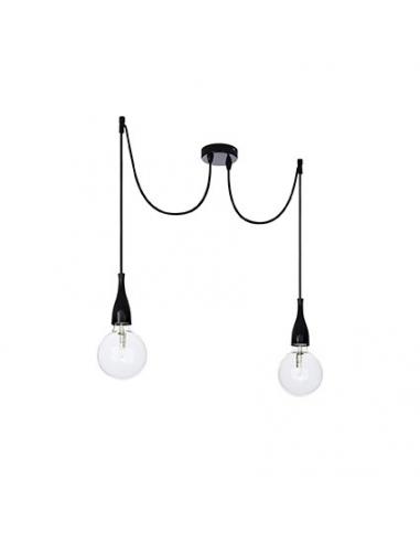 Ideal Lux 112671 Minimal SP2 Suspension Lamp Matt Black