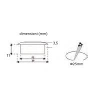 LAMPO Lighting TC02CRBC Recessed Spotlight LED 3000K chrome 30°