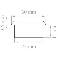 LAMPO Lighting TC03M/CR/BC Spotlight recessed LED 3000K Chrome 30°