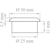 LAMPO Lighting TC02/CR/BF Led recessed Downlight 6400K Chrome 30°