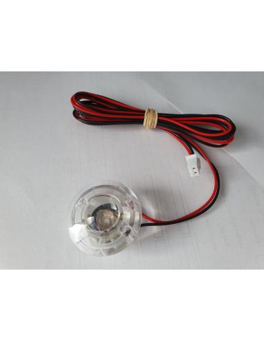 LAMPO Lighting TC02TR/BL Faretto ad incasso LED Trasparente Luce Blu