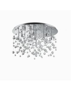 Ideal Lux 022239 Neve PL12 Ceiling Lamp Chrome