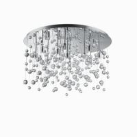 Ideal Lux 022239 Neve PL12 Lampada da Soffitto Cromo