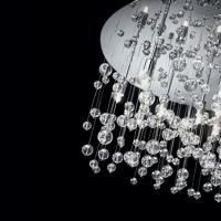 Ideal Lux 030784 Neve PL15 Lampada da Soffitto Cromo