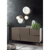 Ciciriello Lampadari AP.TONDO/FUME Tondo Wall / Ceiling Lamp 1L Smoked