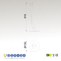 Mantra 6729 Armonia Lampada da tavolo 10W Led Cromo