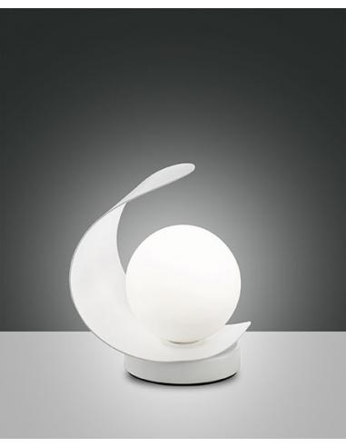 Fabas 3414-30-102 Adria Lampada da tavolo bianco