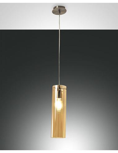 FABAS LUCE 3480-40-125 Sintesi Lampada a sospensione Ambra