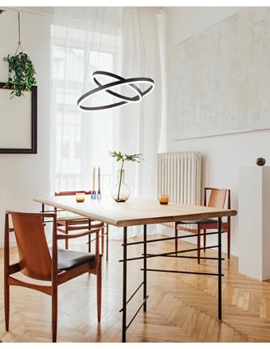 FABAS LUCE 3508-45-101 Giotto suspension Lamp black
