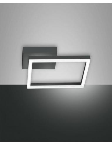 Fabas 3394-21-282 Bard Wall Lamp Square Small Anthracite