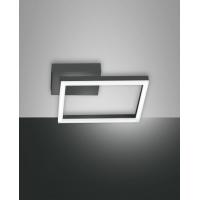 Fabas 3394-21-282 Bard Wall Lamp Square Small Anthracite