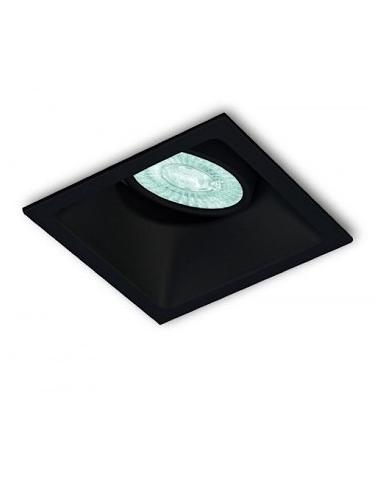 Mantra C0165 Faretto ad incasso GU10 quadrato nero