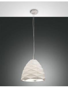 Fabas Luce 3533-45-102 the Duchess pendant Lamp white Ceramic Large