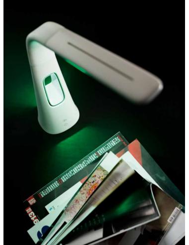PERENZ 6508 B Lampada da tavolo flex con ventilatore