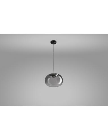 Applique da parete o soffitto color grigio in porcellana