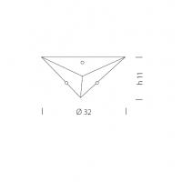 Sylcom 1171/32 B CO Memmo Lampada da soffitto