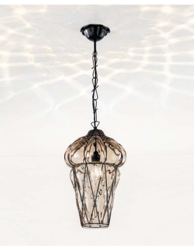 Sylcom 1443/30 FU Lampada veneziana fumé Murano