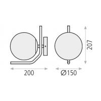 ACB ILUMINACION A81632O MAUI wall Lamp / ceiling