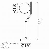 ACB ILUMINACION S81631O Maui table lamp / table Lamp