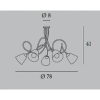GIBAS 850/5PL HAMBURGER COFFEE 5 LUCI