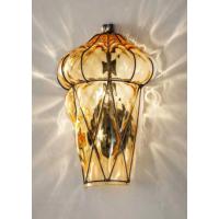 Sylcom 1443/A INOX Applique Lampada veneziana cristallo Murano