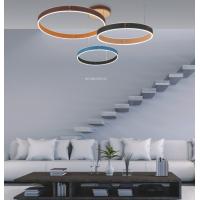 Illuminated MD18001059-3C Leather Milan suspension Lamp