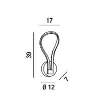 PERENZ 6615 B LC Lampada da parete Blossom