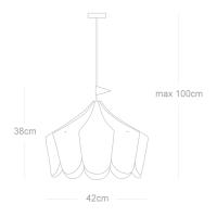 Buokids CIRCUS03 Circus suspension Lamp yellow