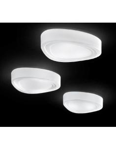 Perenz 6472 Mou Ceiling Lamp White glass 44cm 2