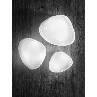 Perenz 6472 Mou Ceiling Lamp White glass 44cm
