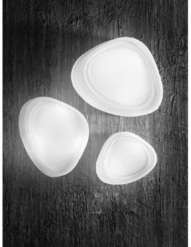 Perenz 6470 Mou Lampada da Soffitto Vetro bianco 35cm