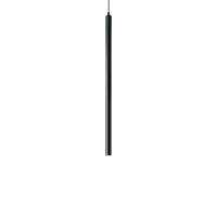 IDEAL LUX 156699 Ultrathin Suspension Lamp Round Black 40cm