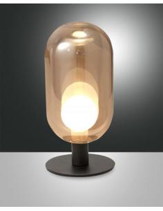 Fabas 3553-31-125 Gubbio Table Lamp Amber